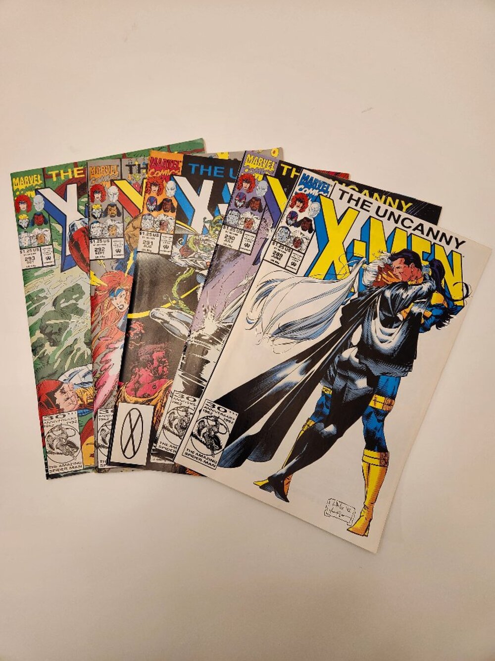 Lot The Uncanny X-Men Marvel Comic Books 289 290 291 292 293 1992 Run Vtg 90s